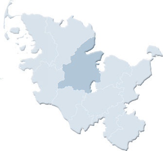 Karte Kreis Rendsburg-Eckernförde